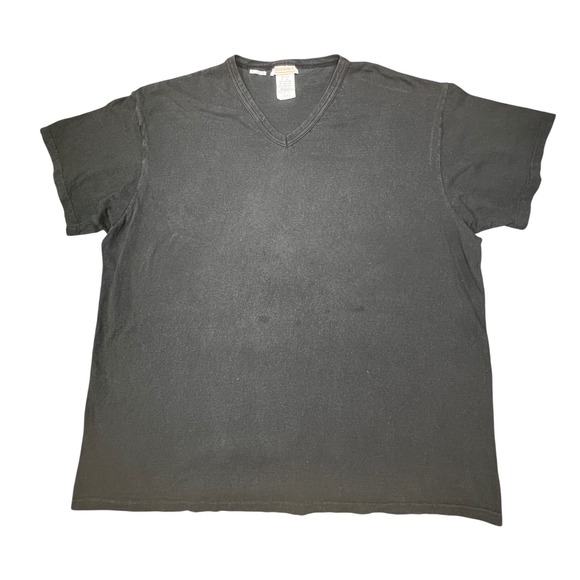 ROAMANS Other - ROAMANS Black V Neck vintage‎ single stitch Short Sleeve T Shirt  Size 1X